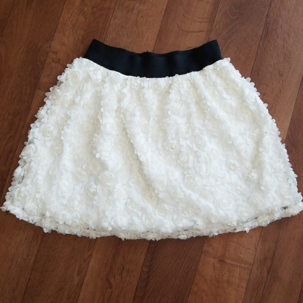 H&M flower detailed lace skirt - Picture 1 of 5